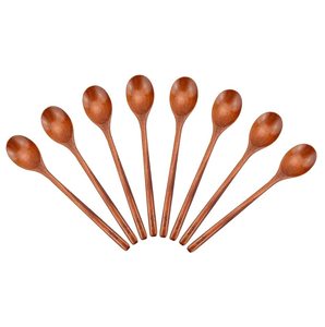 Cuchara de sopa de madera de diseño elegante, mango largo de 13 pulgadas para sopa y cocina, herramienta de cocina, cuchara de madera multiusos - Product Image 3