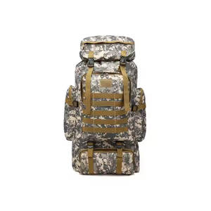 Mochila Unisex con Armazón Interno al por Mayor, Capacidad Extensible de 40L a 80L, Impermeable, para Senderismo, Campamento, Caza, Camuflaje de Otoño - Product Image 1