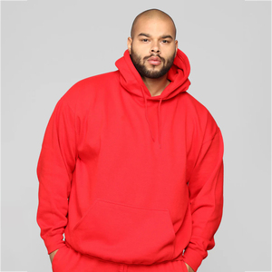 Sudadera con capucha de lana de algodón rojo vibrante de tendencia superior, comodidad informal y estilo audaz, tela suave de alta calidad, impresión Digital para invierno - Product Image 1