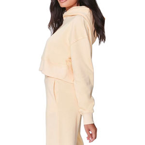 Sudadera con Capucha Corta para Mujer, Informal, Ligera, Moderna, de Manga Larga, Suave, Cómoda y Elegante para Ropa Urbana - Product Image 2