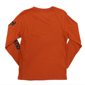 Últimas camisetas de manga larga de alta calidad de los hombres de moda de color sólido cuello redondo logotipo impreso personalizado de talla grande de tela de algodón de punto - Product Image 2