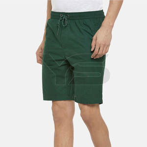 Pantalones cortos deportivos de lona con patrón sólido para correr Atlético estilo informal elástico de cintura media rendimiento Digital entrenamiento básico liso - Product Image 3