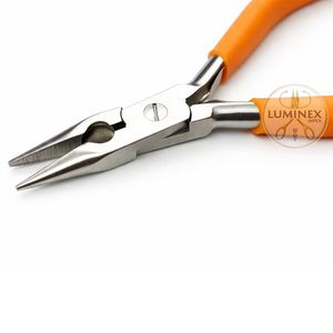 LUMINEX IMPEX Chain Nose <b>Pliers</b> 5 Inch with Integrated Cutter Jewelry Wire Bending Cutting Tool Stainless Steel Sky Blue - Product Image 6