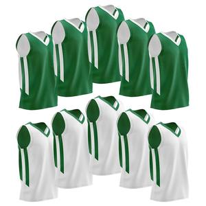 Maillots de basket-ball réversibles sans manches pour hommes Maille respirante Col en V Uniformes d'équipe Taille plus Grande Séchage rapide Vêtements de sport d'été - Product Image 5