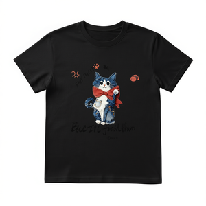 T-Shirt Unisex 100% Cotone 210GSM Stile Casual Aderente con Design Personalizzato Stampato Metodo di Stampa DTG - Product Image 2