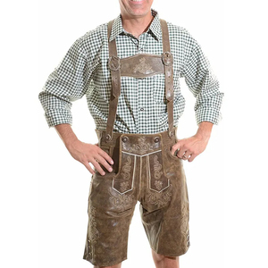Best Quality Bavarian <b>Lederhosen</b> Shorts for Men's <b>Women</b> Latest Traditional Designs Made by Sky High International - Product Image 5