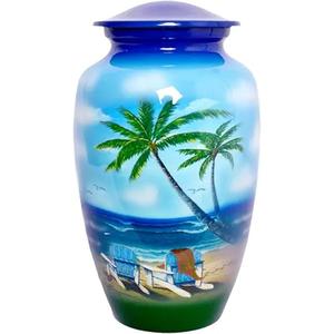 Diseño impresionante, urna de cremación para adultos, mesa decorativa para funerales, urnas de cremación grandes y recuerdo para cenizas de entierro - Product Image 5