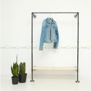 Perchero de Acero Inoxidable de un Solo Nivel para Ropa, Organizador de Armario GQA68026 120x30x180cm - Product Image 2