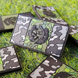 Écusson en caoutchouc PVC personnalisé de haute qualité avec alphabet animal 3D, logo, badge pour vêtements, chapeaux, vêtements avec boucle auto-agrippante, couleurs personnalisées - Product Image 6