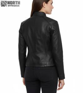 Vente en gros de vêtements d'hiver pour femmes à la mode veste en peau de mouton pour femmes/vestes en cuir pour femmes vêtements d'hiver pour femmes - Product Image 2