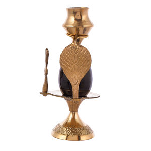 Modèle de support de Shivling en métal soudé, design élégant, avec Jaladhari noir, pour décoration religieuse Pooja Rajasthan - Product Image 3
