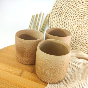 Tasses à thé en bambou biodégradable de haute qualité, tasse écologique en bambou naturel réutilisable, prix le plus bas - Product Image 5