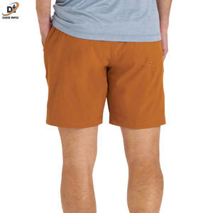 กางเกงขาสั้นกันเหงื่อสำหรับผู้ชายสำหรับฤดูร้อนกางเกงขาสั้นลำลองผ้าฟลีซเทอร์รี่ลายตาข่ายสไตล์สตรีทพร้อมกระเป๋า - Product Image 5