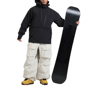 Vestes de ski à capuche pour hommes de qualité supérieure imperméable snowboard utilisé chaud vestes de ski d'hiver pour adultes hommes - Product Image 3