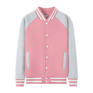 Abrigo de lana de otoño e invierno de alta calidad, chaqueta universitaria informal holgada de béisbol con logotipo personalizado para hombre de invierno - Product Image 1