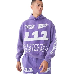 Vente en gros de survêtements personnalisés de haute qualité pour hommes personnalisés bouffée imprimée vêtements de mode décontractés survêtement pour hommes | TIV-WT-86 - Product Image 3