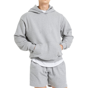 Sweat à capuche unisexe en polyester/coton, personnalisable avec logo brodé, épais, coupe oversize, vierge, haute qualité, motif dessin animé, automne - Product Image 1