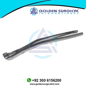 Fórceps Curvos Estilo Gary para Extracción de Molares Maxilares Equinos, Extracción de Dientes de Caballo y Eliminación de Fragmentos, Veterinario - Product Image 2