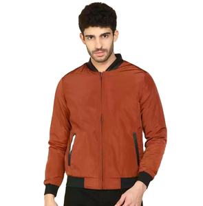 Blouson aviateur élégant personnalisé de haute qualité pour hommes Polyester respirant pour l'hiver Design extérieur personnalisable de grande taille - Product Image 1