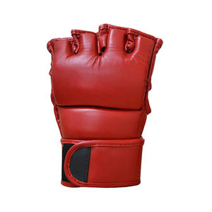 Guantes de MMA de cuero unisex, cómodos, duraderos, resistentes, transpirables para cierre, personalizables para entrenamiento de artes marciales de boxeo - Product Image 6