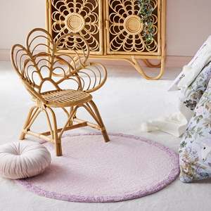 Meubles décoratifs pour enfants, chaise en rotin tressé pour enfant, prix bas, chaises pour enfants, fournisseur direct. - Product Image 3