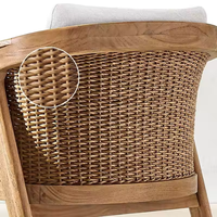 Meubles chaises de restaurant avec chaise en rotin pour chaise d'extérieur meubles en rotin