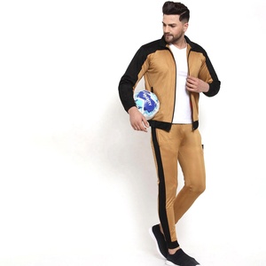 Wholesale Men's High Quality Sportswear Custom Logo Stripe Tracksuit with Side Stripe Embroidered Best Fitted - Product Image 1