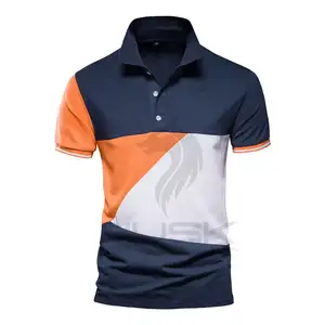 Kaus Polo Sublimasi Pria Cetakan Kustom Penuh Grosir Kaus Polos Cetak Digital Kaus Polo Kustom