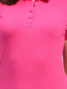 2025เสื้อโปโลแขนสั้นสำหรับผู้หญิง, เสื้อโปโลถักลายสีพื้นสำหรับวิ่งและออกกำลังกาย - Product Image 5