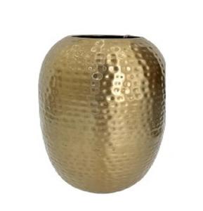 Florero de metal niquelado, centro de mesa decorativo de diseño vintage y moderno para oficina en casa o regalos de boda - Product Image 6