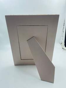 Luxury Print Beading Handmade Modern Wood Fabric <b>Photo</b> <b>Frame</b> 2 Color Embroidered Lightweight Durable Vertical Design Wall Mount - Product Image 2