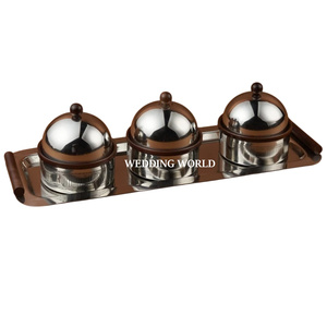 Cuenco de Chocolate redondo decorativo de Metal, cuenco dulce hecho a mano decorativo, cuenco de Chocolate nuevo elegante clásico - Product Image 3