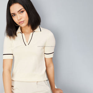 Camisetas Polo Transpirables de Alta Calidad para Mujer Fit2Fight, Camisetas Polo Casuales de Algodón y Elastano con Logotipo Personalizado - Product Image 1