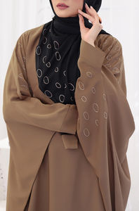 Abaya décontractée de haute qualité pour femmes grandes tailles, vêtements islamiques, maxi printemps, séchage rapide, respirant, manches longues - Product Image 2