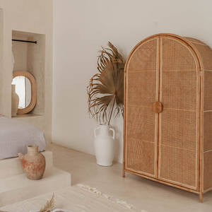 Armoire de stockage de vêtements au prix le moins cher armoire armoires de chambre à coucher au design classique - Product Image 5