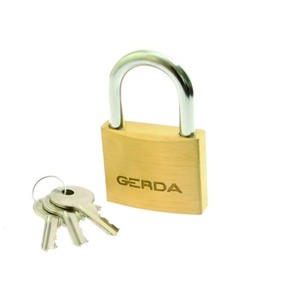 Cadenas à loquet en laiton LINE S 30 (KMZ 3010A) -Laiton - Product Image 1