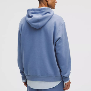 Pull à capuche écologique d'hiver 100% coton pour hommes, de haute qualité, surdimensionné avec impression bouffante Streetwear personnalisé - Product Image 4