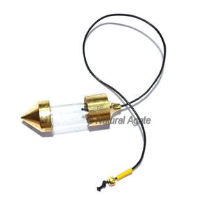 Pendules en cuivre noir en spirale, artisanat en pierres semi-précieuses |   Fournisseur et grossiste de pendules en métal - Product Image 2