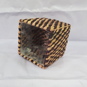 High quality classic design water hyacinth <b>baskets</b> with <b>handles</b> for home storage & organization home and kitchen made in - Product Image 3