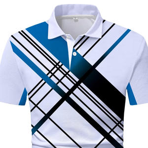 Camiseta Polo Personalizada, Camiseta Casual de Playa Sublimada para Hombre, Ligera, de Poliéster, OEM, al por Mayor - Product Image 2