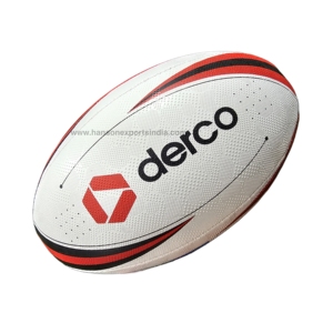 Ballon de rugby/football personnalisé 2026 en caoutchouc synthétique écologique avec logo, haute rétention d'air, vessie anti-fuite, taille personnalisable, pour le sport - Product Image 3