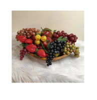 Pâte de bois bols à fruits prix de gros hôtel Table fruits noix bol haute vente bols de service en bois très bon prix