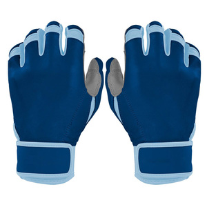 Manufacturer Wholesale Custom Design Baseball Batting Short Cuff Gloves High Quality Breathable Sheepskin Leather Comfortable - Product Image 2