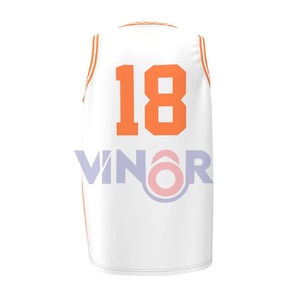 Camiseta de baloncesto Unisex de mejor diseño, ropa deportiva de equipo juvenil de transferencia de calor Original, transpirable, venta al por mayor, baloncesto impreso - Product Image 3