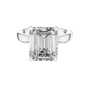 Bague en diamant de laboratoire 2 CT VVS-VS EF pour femme, taille émeraude, or 18 carats, 14 carats, 10 carats et argent 925, or rose, or jaune, or blanc - Product Image 3