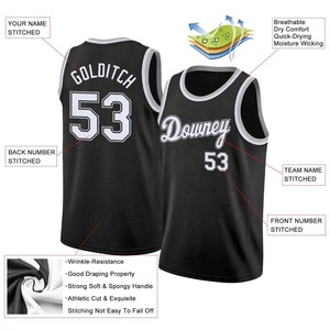 Uniformes de Baloncesto para Hombre de Alta Calidad, Sublimación, Logotipo Personalizado, Uniforme de Equipo, Tallas Grandes, Secado Rápido, Transpirable - Product Image 3