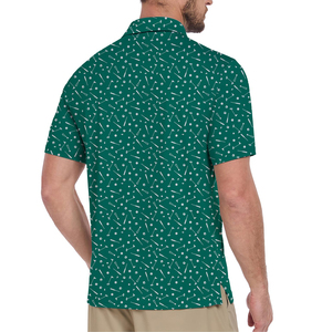 Polo de Golf Elástico de Alta Calidad, Absorbe la Humedad y Protege de los Rayos UV para Días Soleados, Diseño de Corte Regular, Camisetas Polo para Hombre - Product Image 2