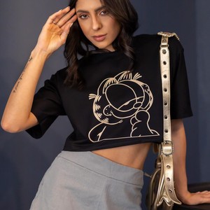 เสื้อยืดคอกลมคุณภาพพรีเมี่ยมสำหรับ100% ทรงหลวมมีลายพิมพ์แบบกำหนดเองสไตล์สตรีททรงสูงทำจากโพลีเอสเตอร์/ คอตตอน - Product Image 4