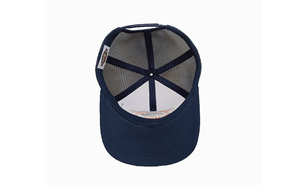 Comfortable & High Quality Fashion for Outdoor Use, Adjustable Logo 6 Panel Structured <b>Navy</b> Mesh Back Sport Cap, Made in Vietnam - Product Image 6