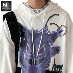 Sweat-shirt à manches longues pour homme, vêtements de printemps et d'automne surdimensionnés, sweat à capuche et streetwear imprimé, Style à la demande, en plein air - Product Image 5